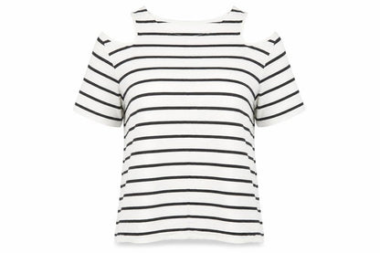 Womens UK Size 10 Topshop White Basic T-Shirt