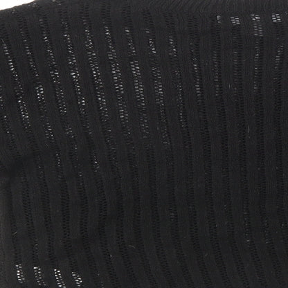Primark Womens Black  Knit Pullover Sweatshirt Size 14