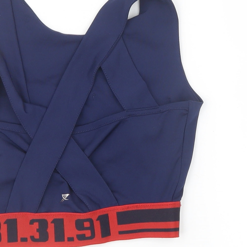 workout Womens Blue   Cropped Casual Size 8