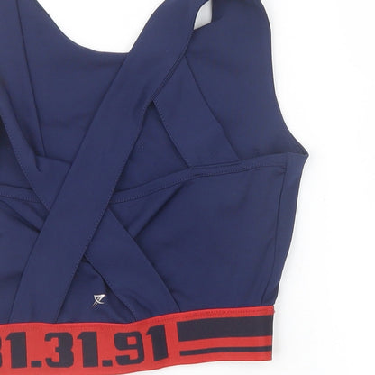 workout Womens Blue   Cropped Casual Size 8