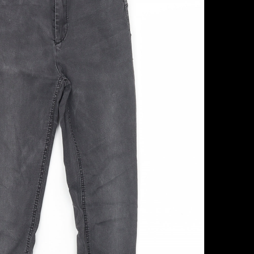 Womens UK Size 28 Preworn Regular Fit Skinny Black Jeans