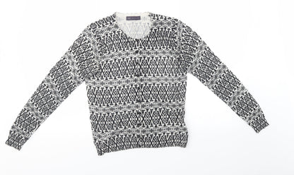 Womens UK Size 8 Marks and Spencer Black Cardigan Jumper