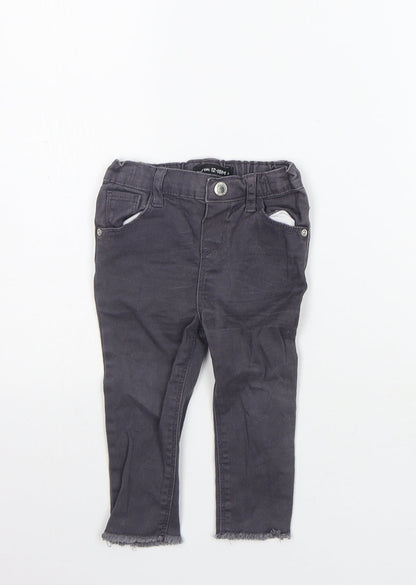 deniem co Girls Grey   Jogger Jeans Size 12-18 Months