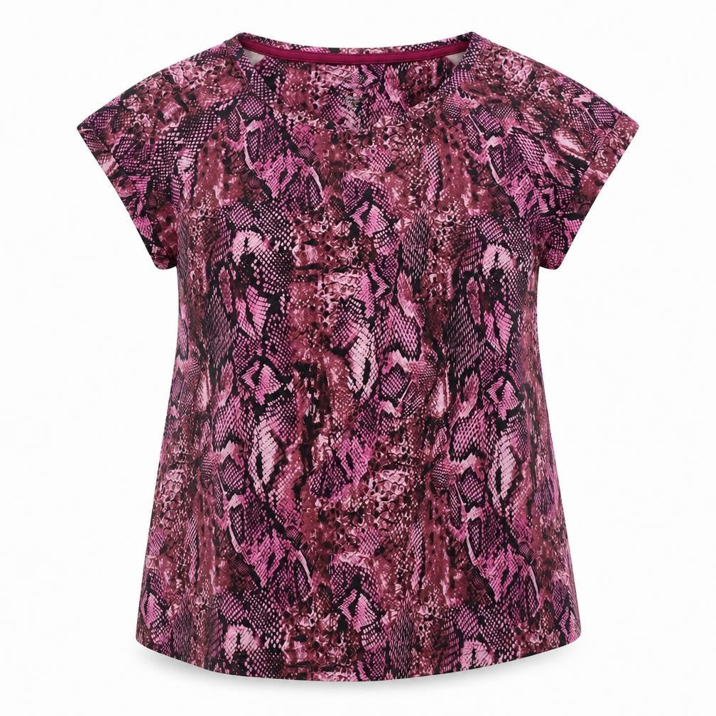 Womens UK Size S Athletic Works Purple Basic T-Shirt