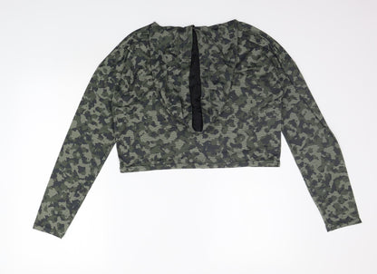 Womens UK Size 10 Atmosphere Green Pullover Jumper