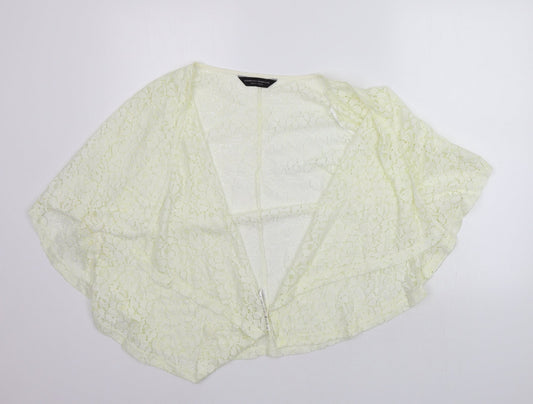 Dorothy Perkins Womens Yellow   Cardigan Jumper Size M