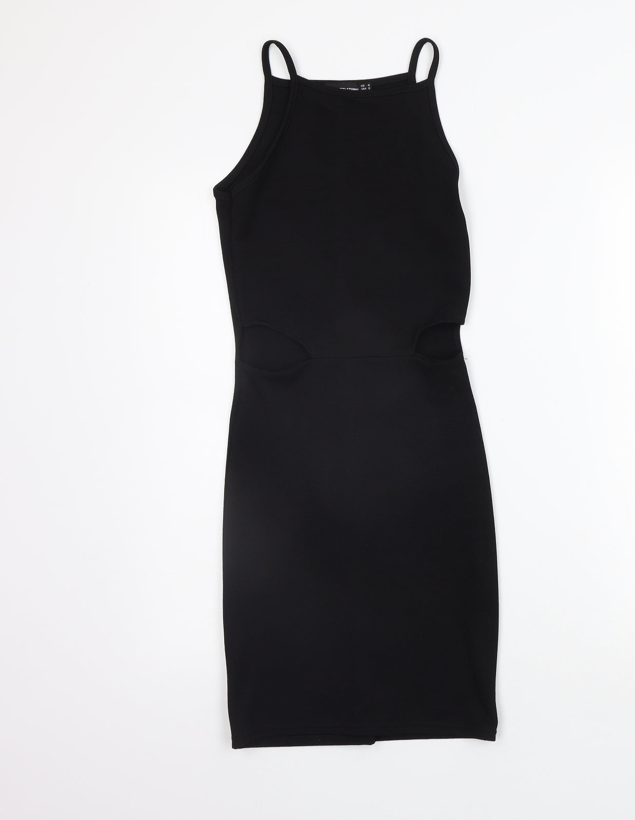 PRETTYLITTLETHING Womens Black   A-Line  Size 6
