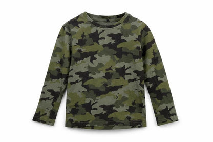 Primark Girls Green Geometric  Basic T-Shirt Size 5-6 Years