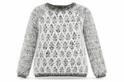 Womens UK Size 12 River Island White Pullover Jumper