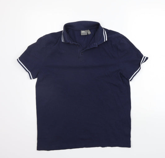 ASOS Mens Blue    Polo Size M