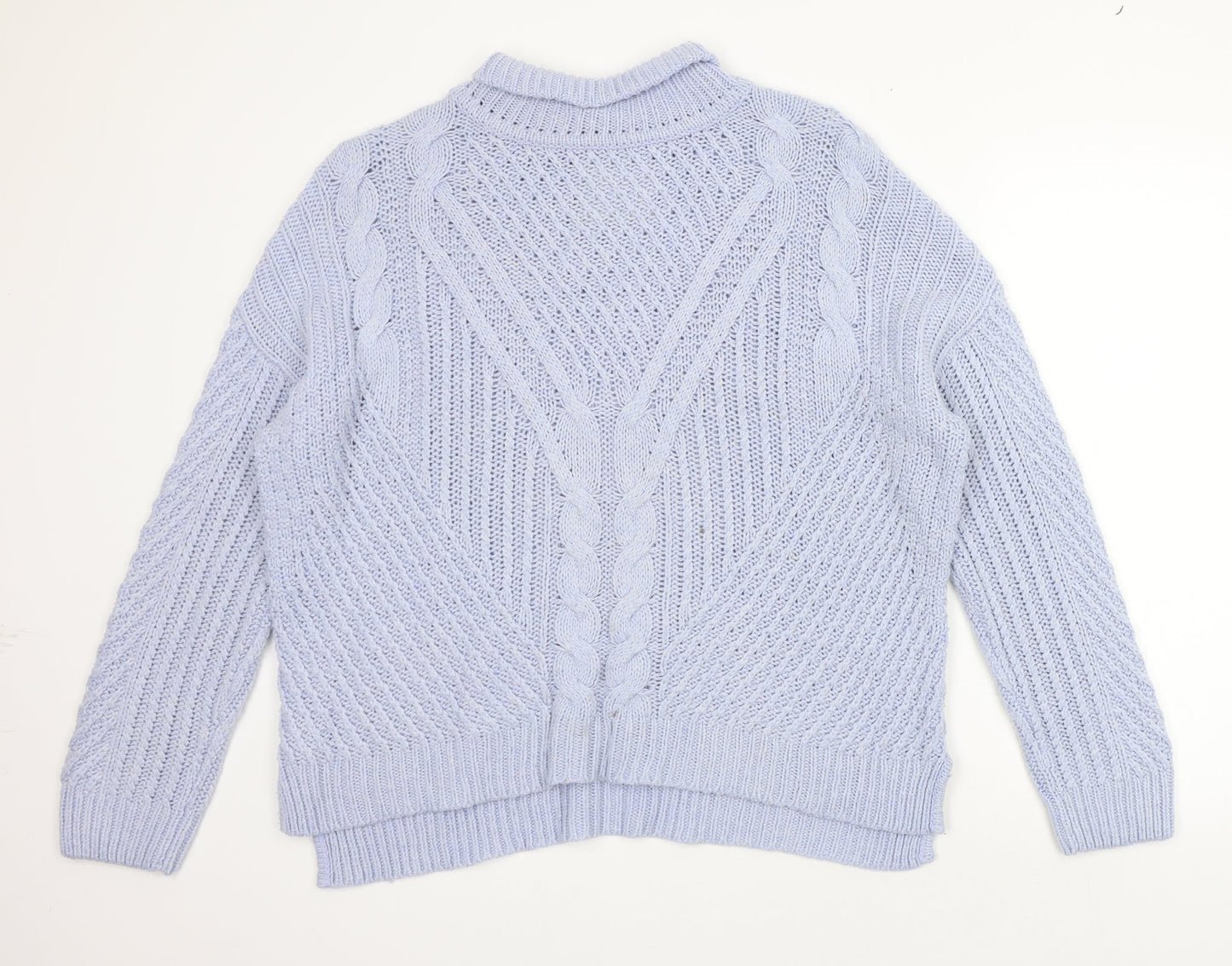 Womens UK Size M Matalan Blue Pullover Jumper