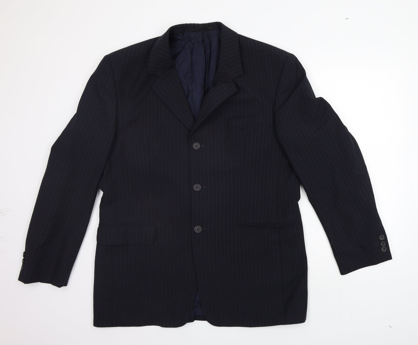 Mens UK Size S Preworn Regular Blue Suit Jacket