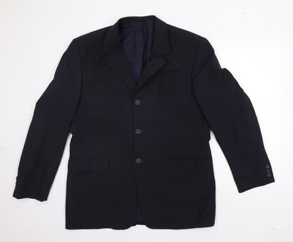 Mens UK Size S Preworn Regular Blue Suit Jacket