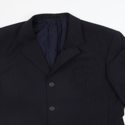 Mens UK Size S Preworn Regular Blue Suit Jacket