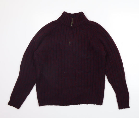 Marks and Spencer Mens Purple   Pullover Jumper Size M