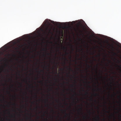 Marks and Spencer Mens Purple   Pullover Jumper Size M