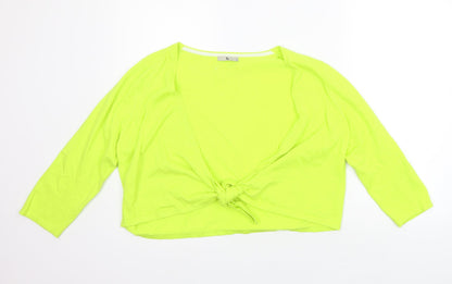 TU Womens Green   Cardigan Jumper Size 16