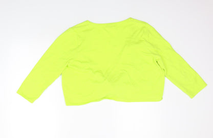 TU Womens Green   Cardigan Jumper Size 16