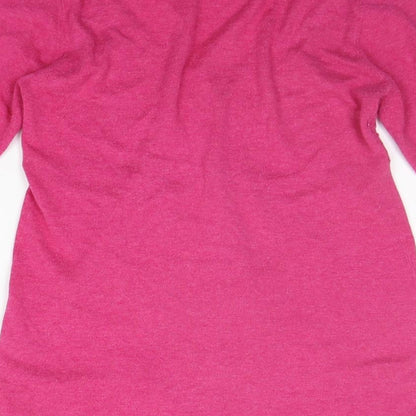 Womens UK Size 10 Crew Clothing Pink Cardigan Jumper