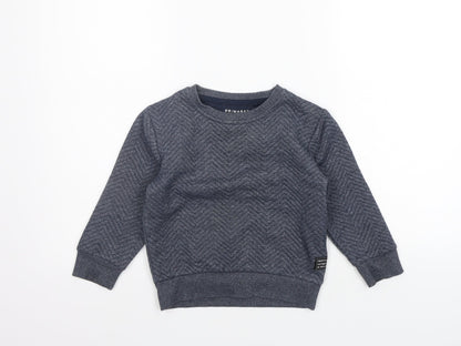 Primark Girls Grey   Henley Jumper Size 4-5 Years