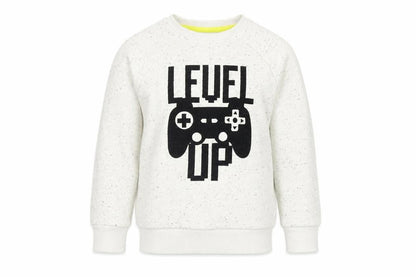 F&F Girls White   Pullover Jumper Size 6-7 Years