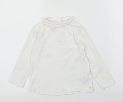 Zara Girls White   Basic T-Shirt Size 3 Years