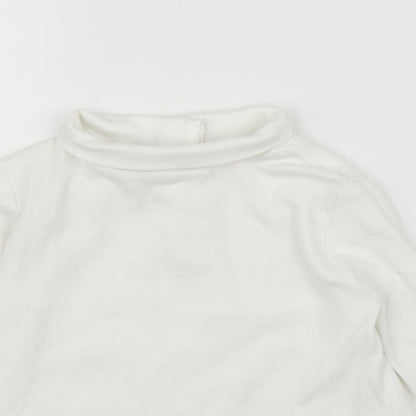 Zara Girls White   Basic T-Shirt Size 3 Years