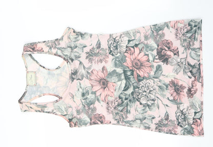 Miso Womens Pink Floral  Bodycon  Size 12