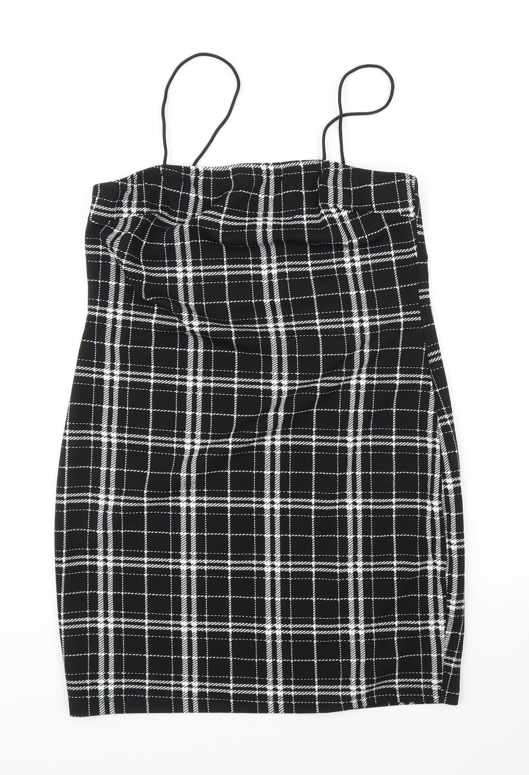 SheIn Womens Black Check  Bodycon  Size L