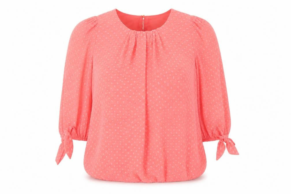 Womens UK Size 12 Select Pink Basic Blouse