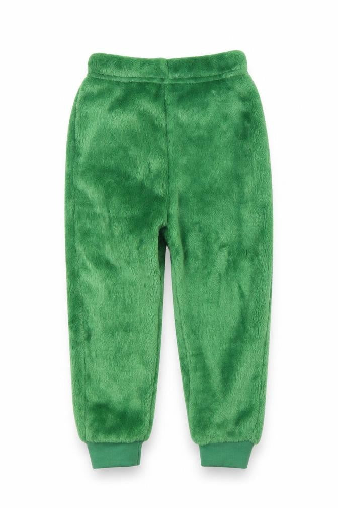 Front view of Tu Baby Green Sweatpants Leggings, size 12-18, Months