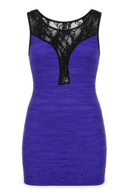 Cameo Rose Womens Blue Bodycon Size M