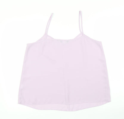 Womens UK Size 14 New Look Purple Camisole Blouse