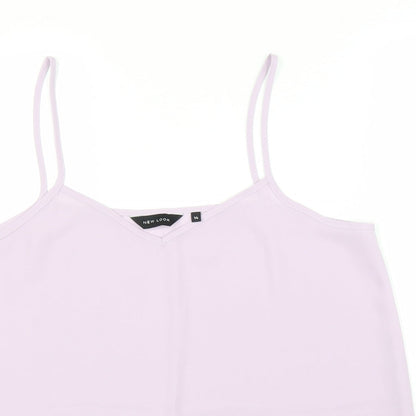 Womens UK Size 14 New Look Purple Camisole Blouse