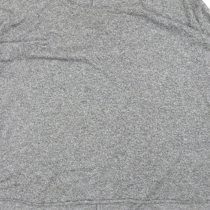 Womens UK Size 10 Topshop Grey Basic T-Shirt
