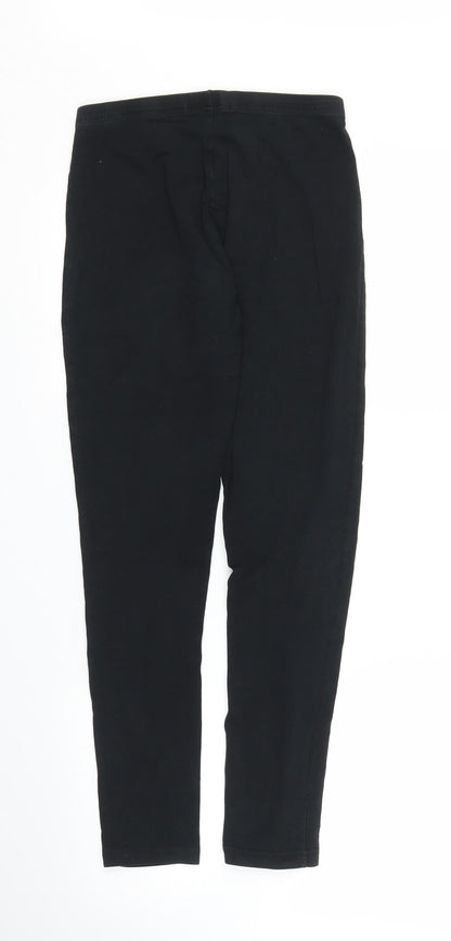George Womens Black   Carrot Leggings Size 10 L25 in