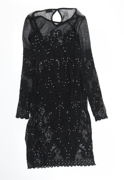 M&S Womens Black   Shift  Size 8