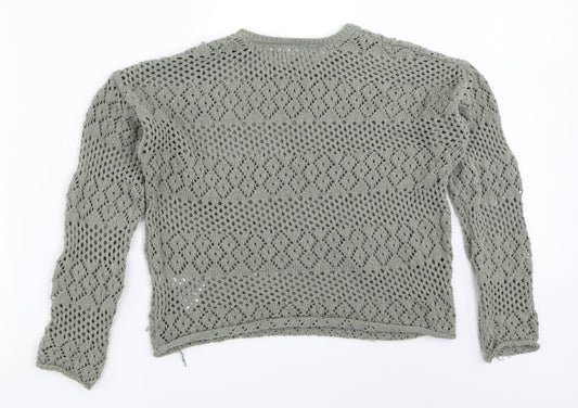 Primark Womens Green   Pullover Jumper Size S