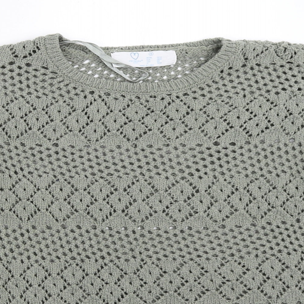 Primark Womens Green   Pullover Jumper Size S