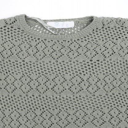 Primark Womens Green   Pullover Jumper Size S