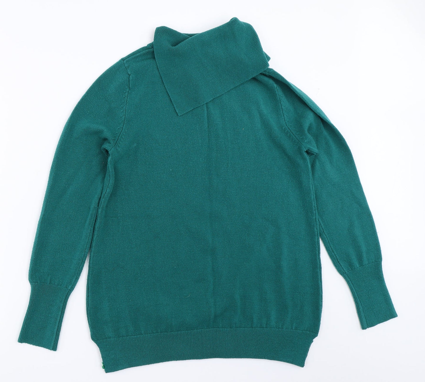 Womens UK Size 12 M&Co Green Pullover Jumper