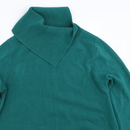 Womens UK Size 12 M&Co Green Pullover Jumper