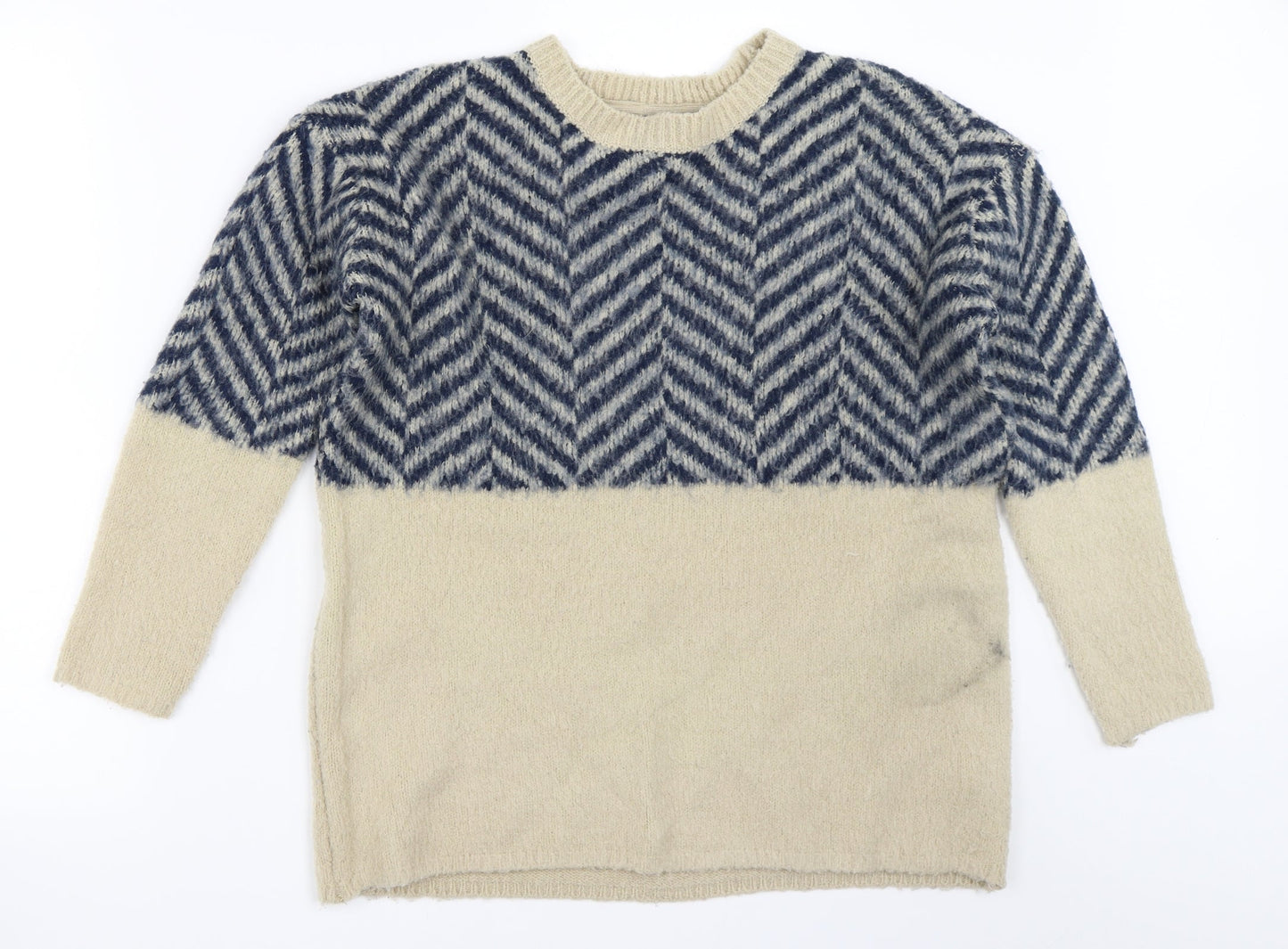 Womens UK Size 6 Atmosphere Beige Pullover Jumper