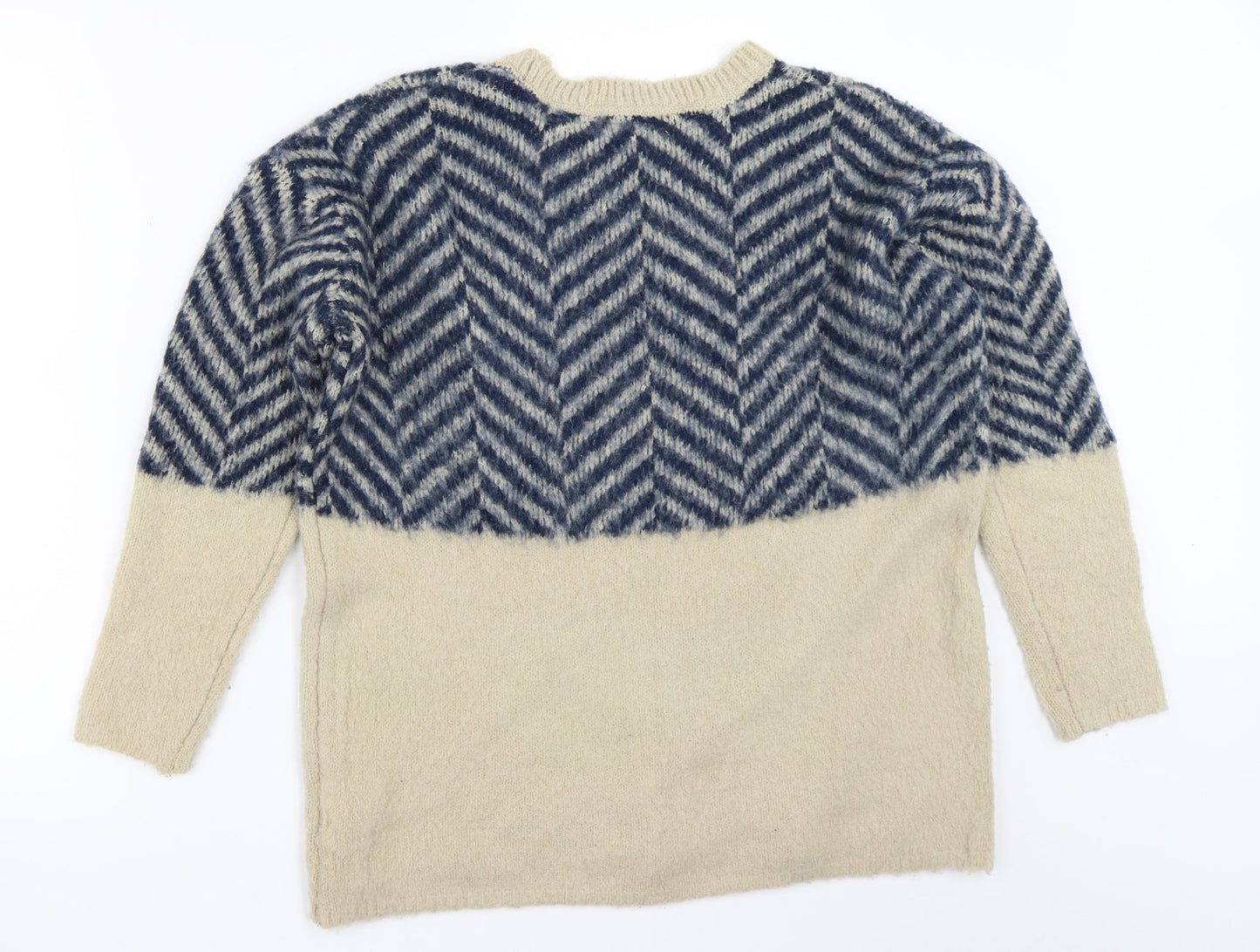 Womens UK Size 6 Atmosphere Beige Pullover Jumper