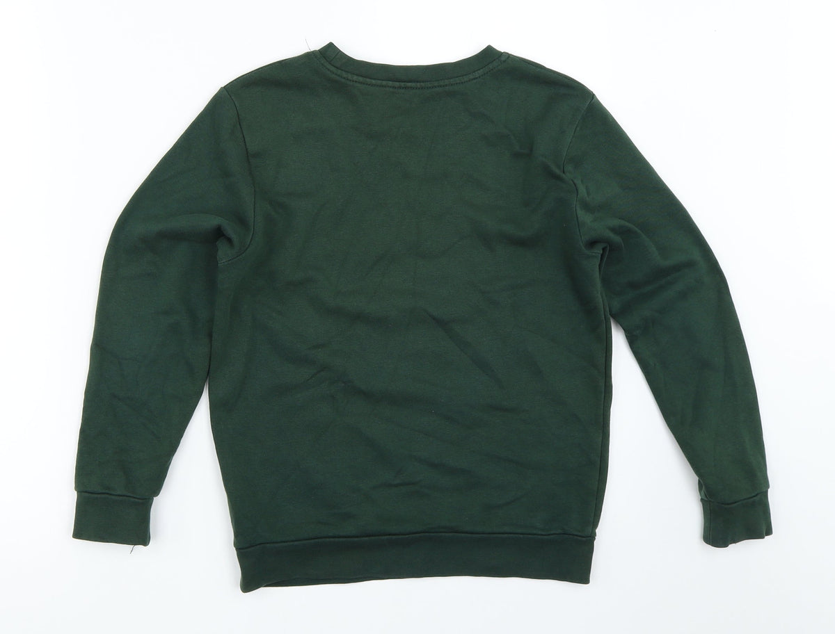 George Boys Green   Pullover Sweatshirt Size 8-9 Years