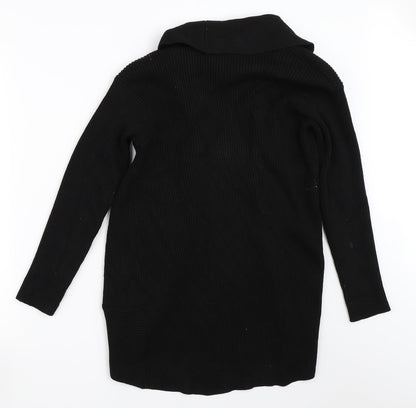 Marks and Spencer Womens Black   Cardigan Jumper Size S