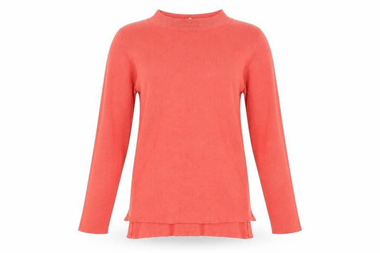 Womens UK Size 8 Peacocks Orange Pullover Jumper