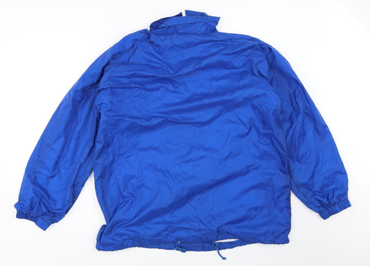Classics Womens Blue   Windbreaker Coat Size 16