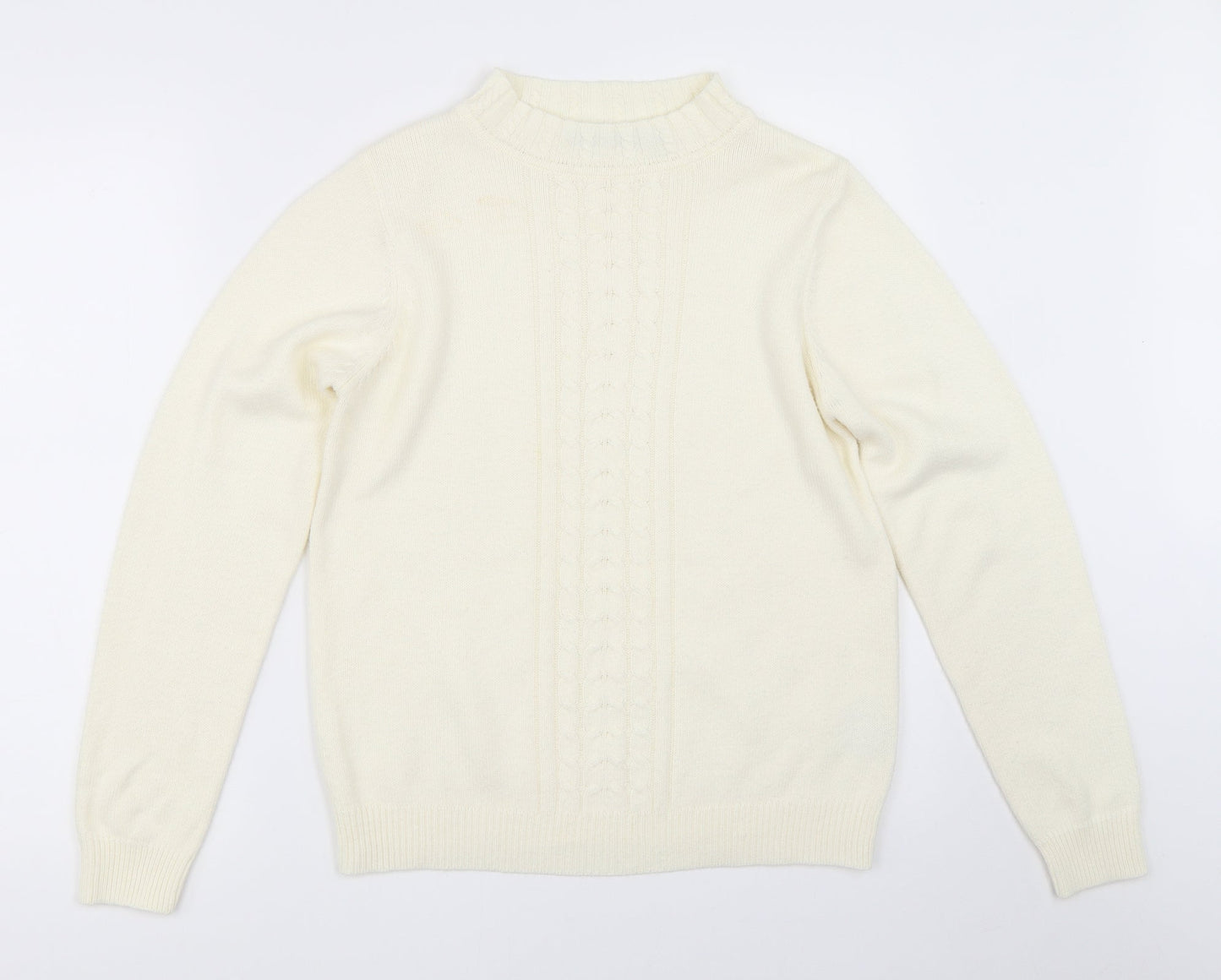 EWM Womens Ivory   Pullover Jumper Size 10