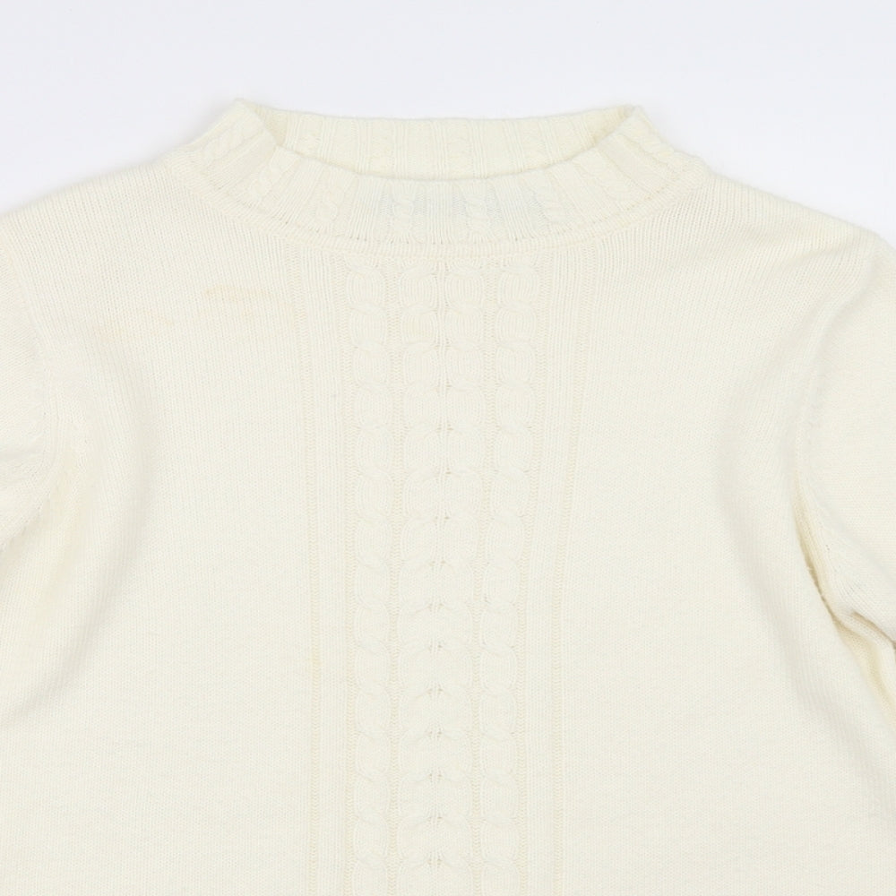 EWM Womens Ivory   Pullover Jumper Size 10